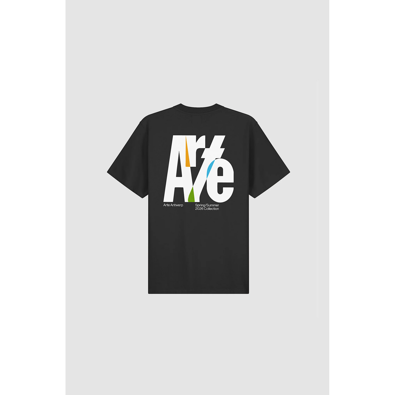 Arte Arte Big Logo Back T-shirt Black