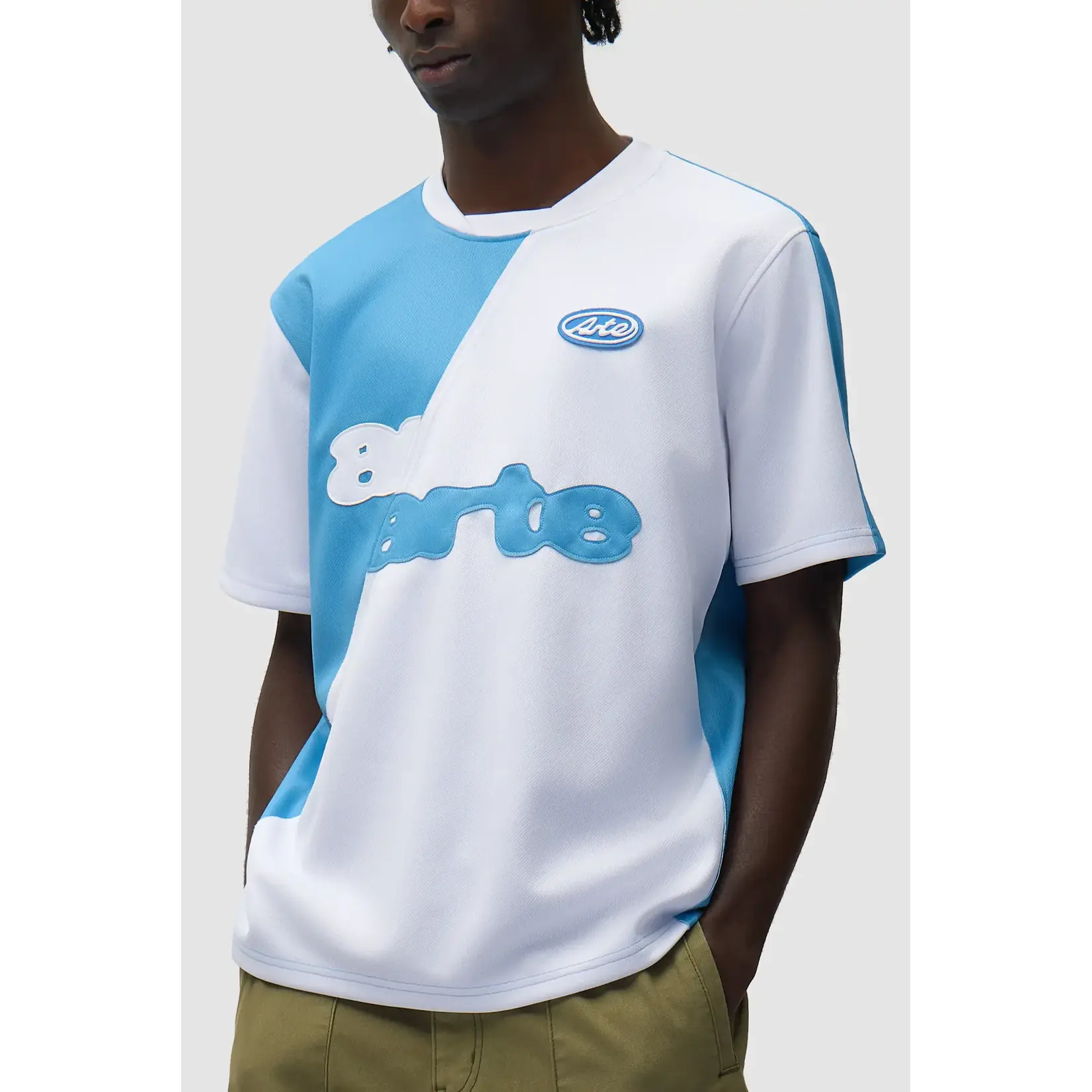 Arte Arte Football T-shirt Blue/White
