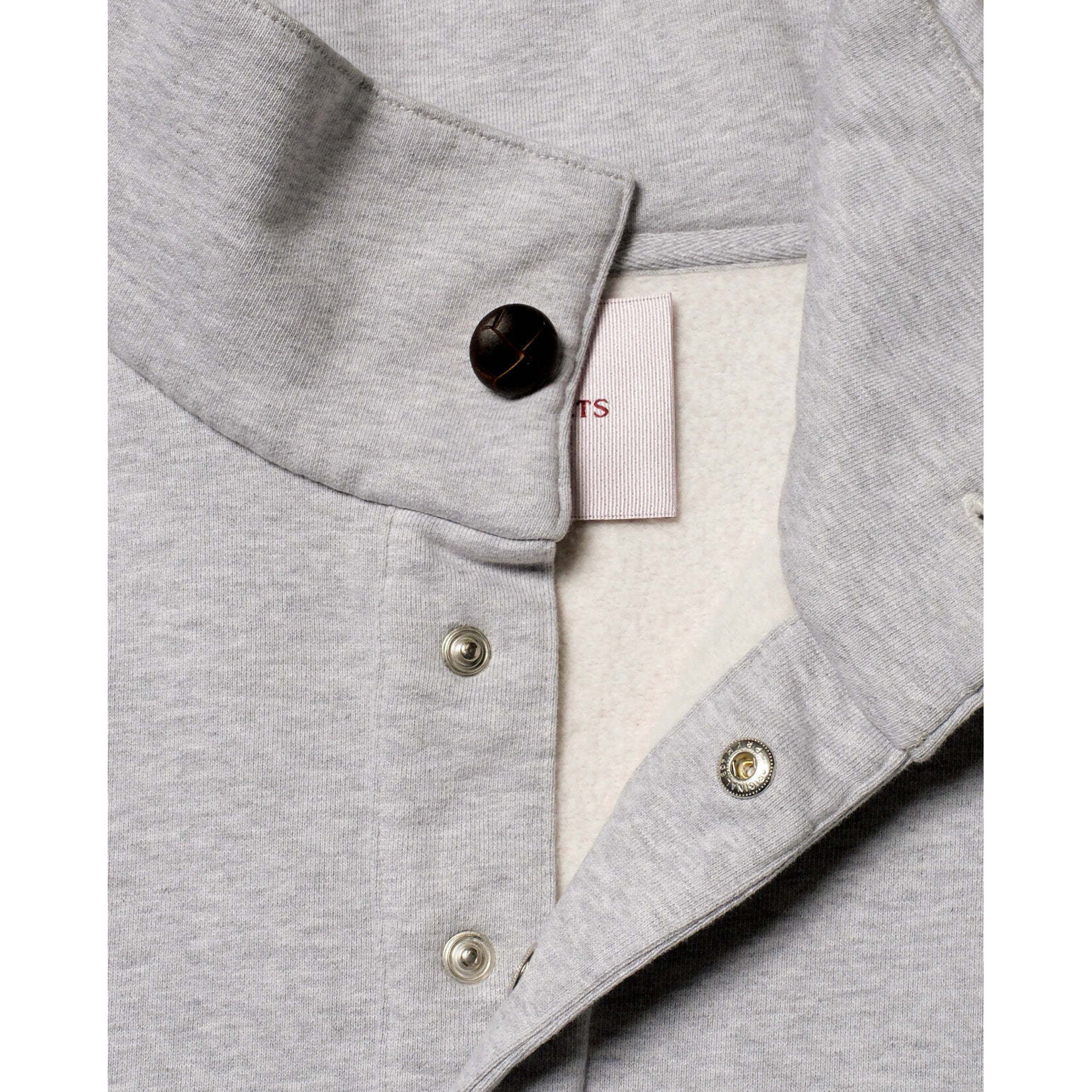 Ange Projects Ange Projects Button Script Rollneck  Heather Grey