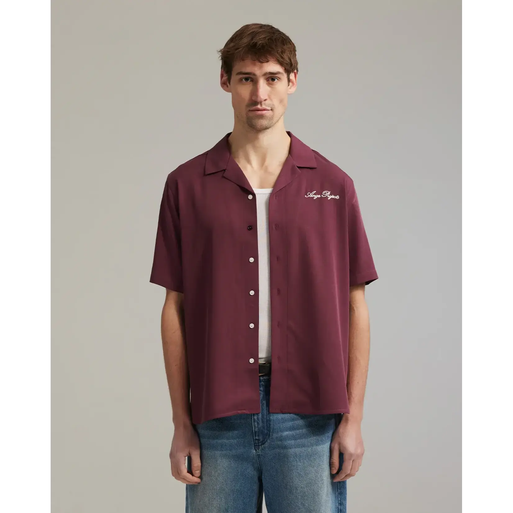 Ange Projects Ange Projects bowling shirt Bordeaux Red
