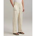 Ange Projects Ange Projects Striped Linen Trousers Ecru