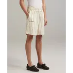 Ange Projects Ange Projects Striped Linen Shorts Ecru