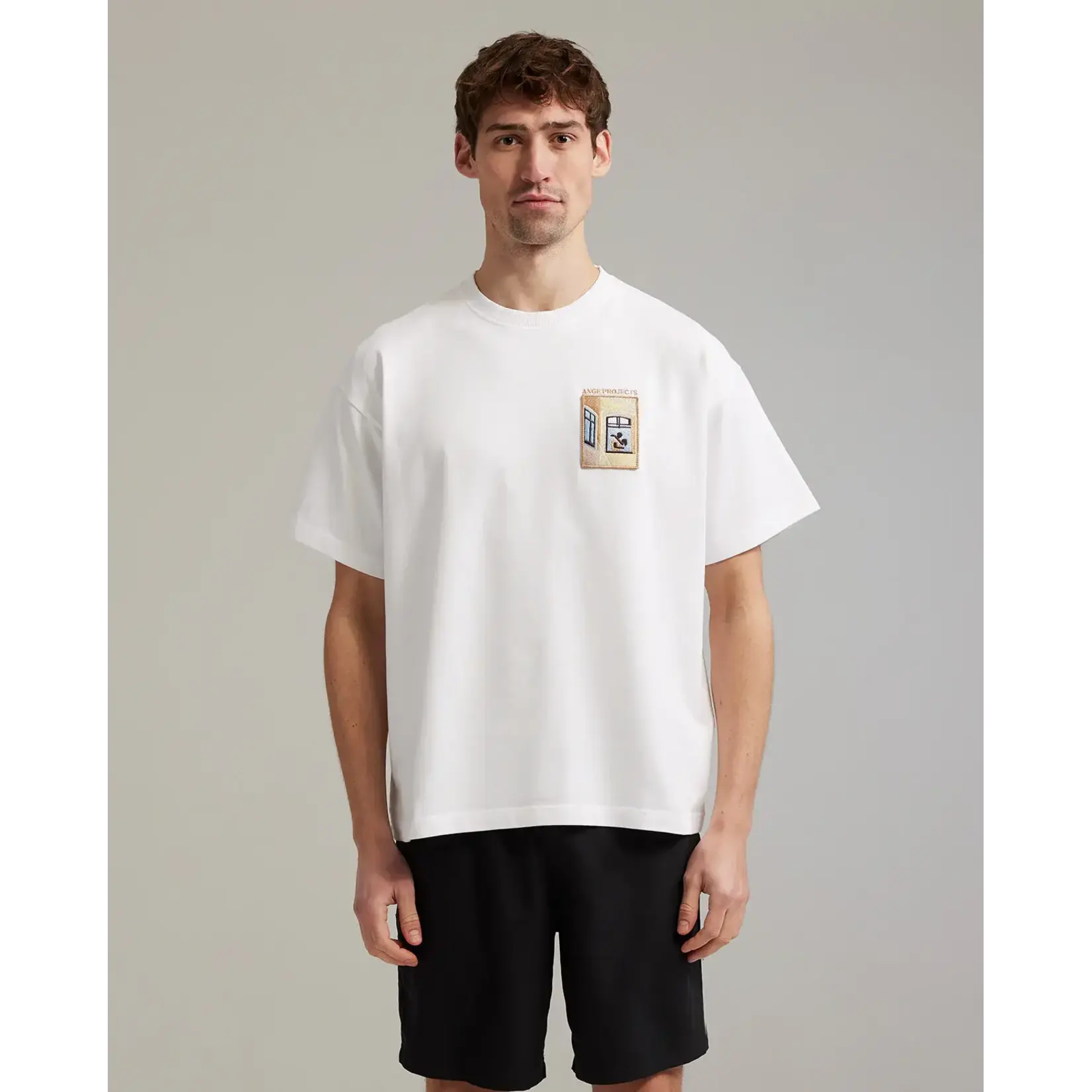 Ange Projects Ange Projects Day Window Patch T-shirt White