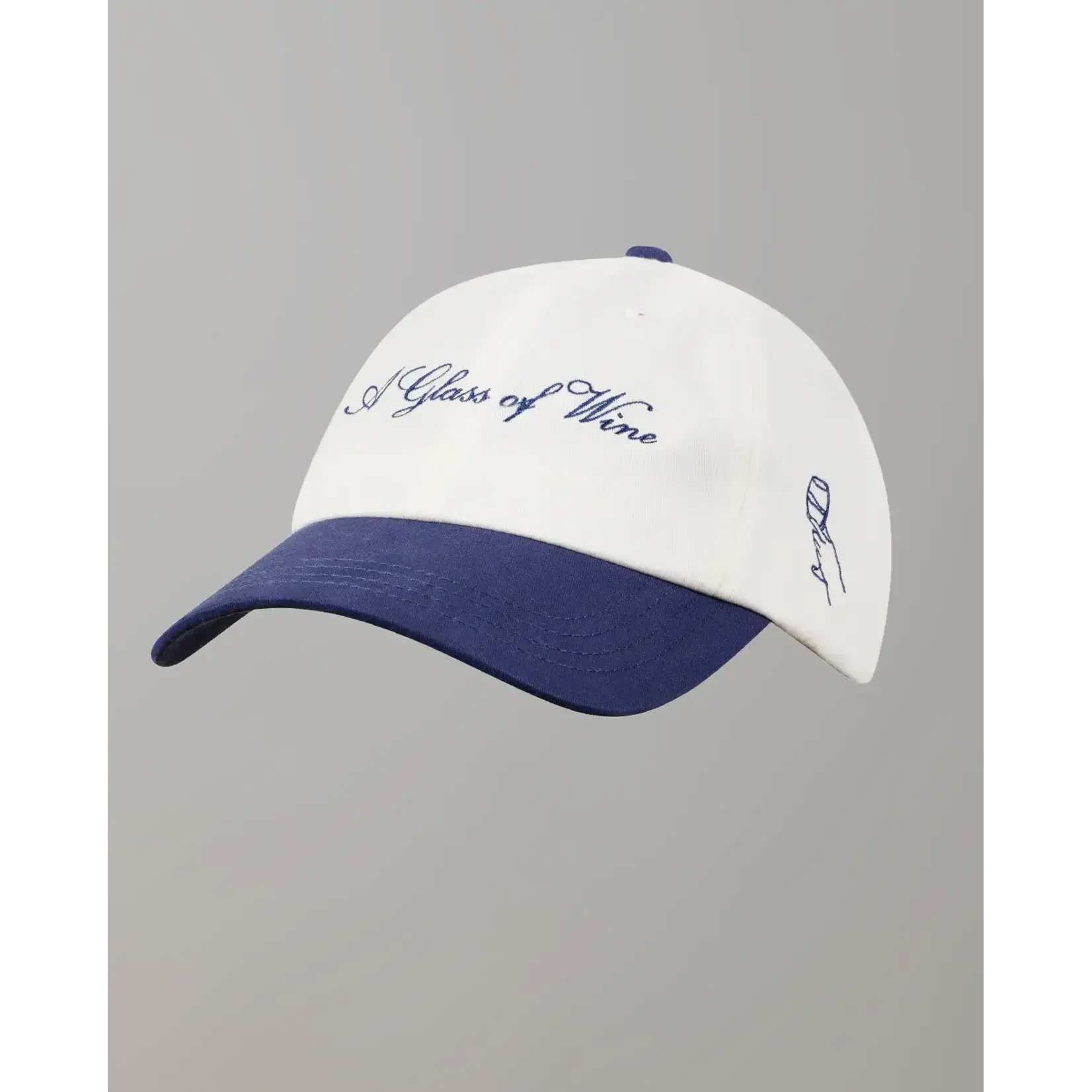 Ange Projects Ange Projects Glass of wine cap Ecru/Navy Blue