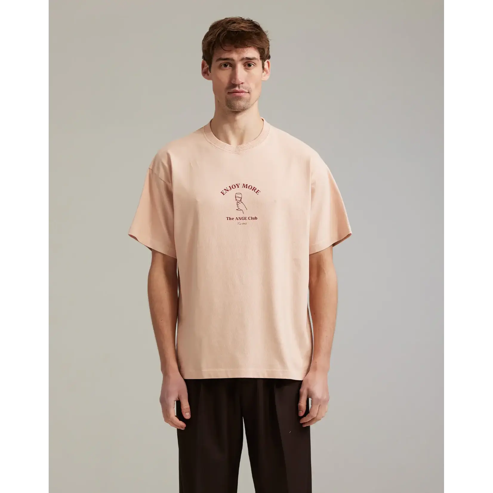 Ange Projects Ange Projects Enjoy More T-shirt Dry Pink