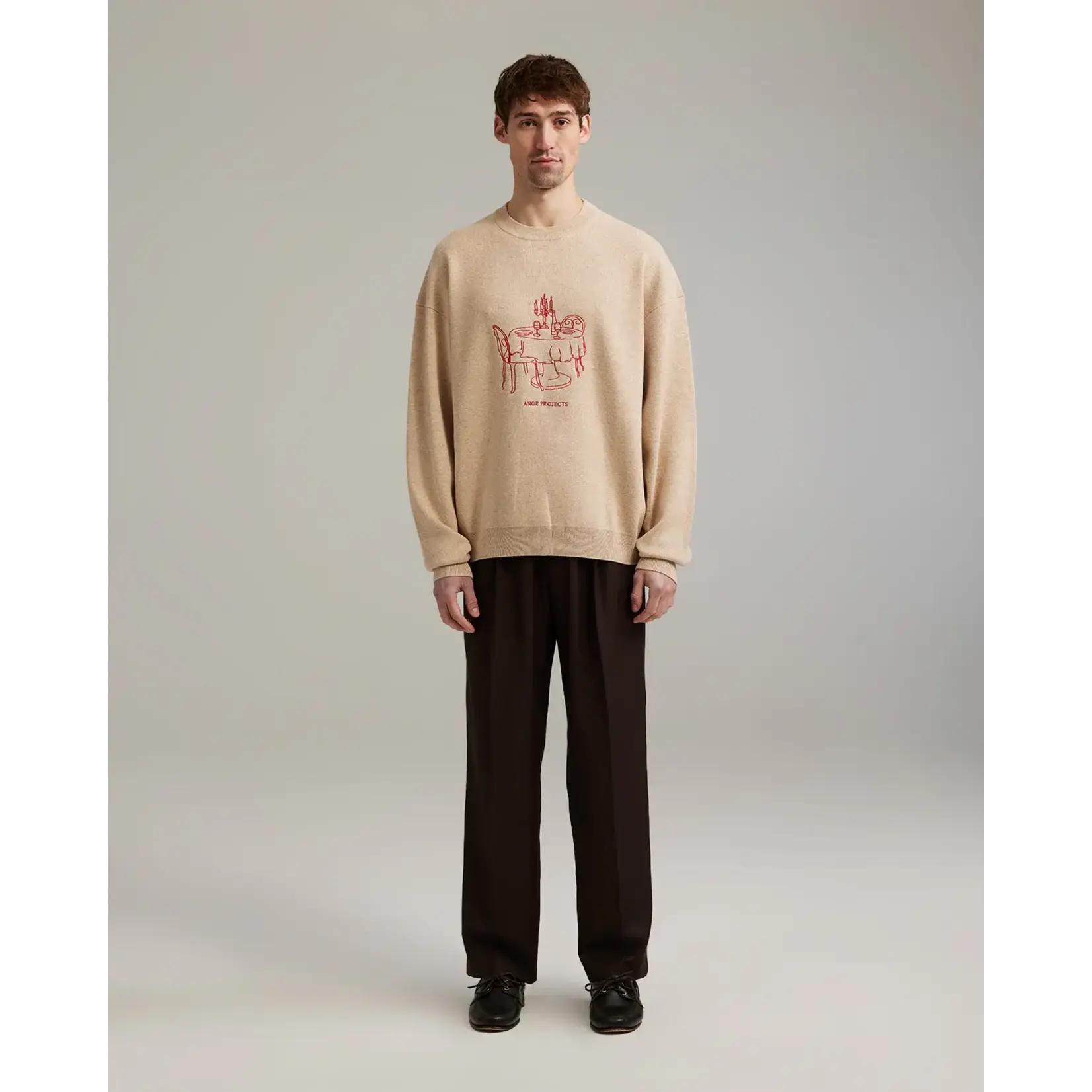 Ange Projects Ange Projects Bistro Knit Jumper Beige