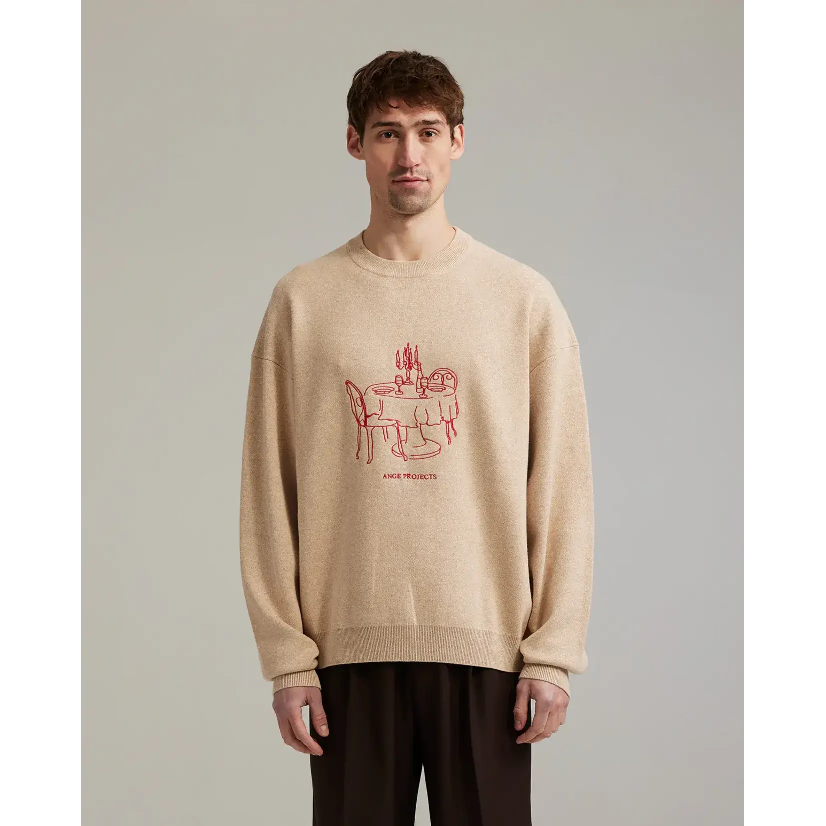 Ange Projects Ange Projects Bistro Knit Jumper Beige