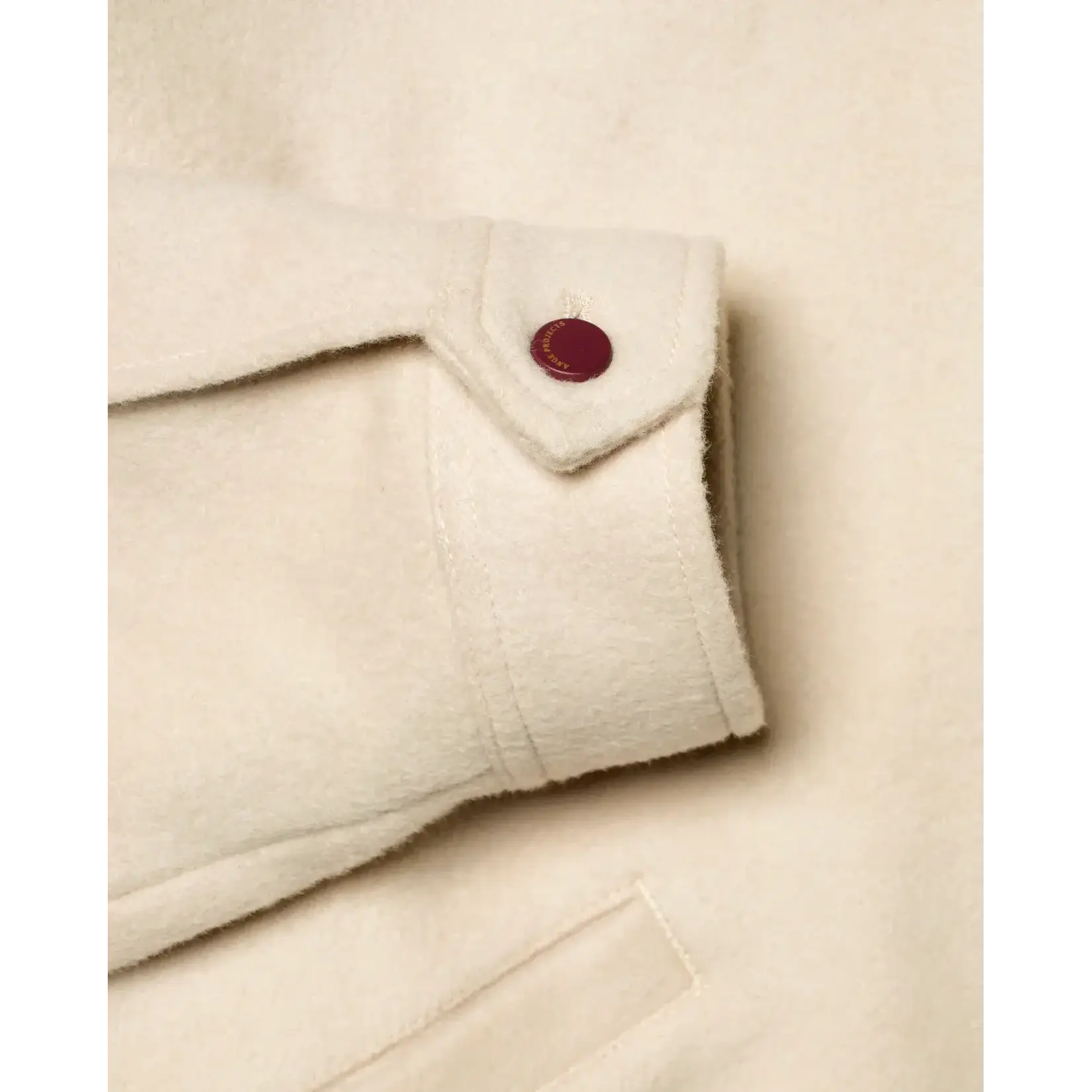 Ange Projects Ange Projects Boiled Wool jacket Ecru