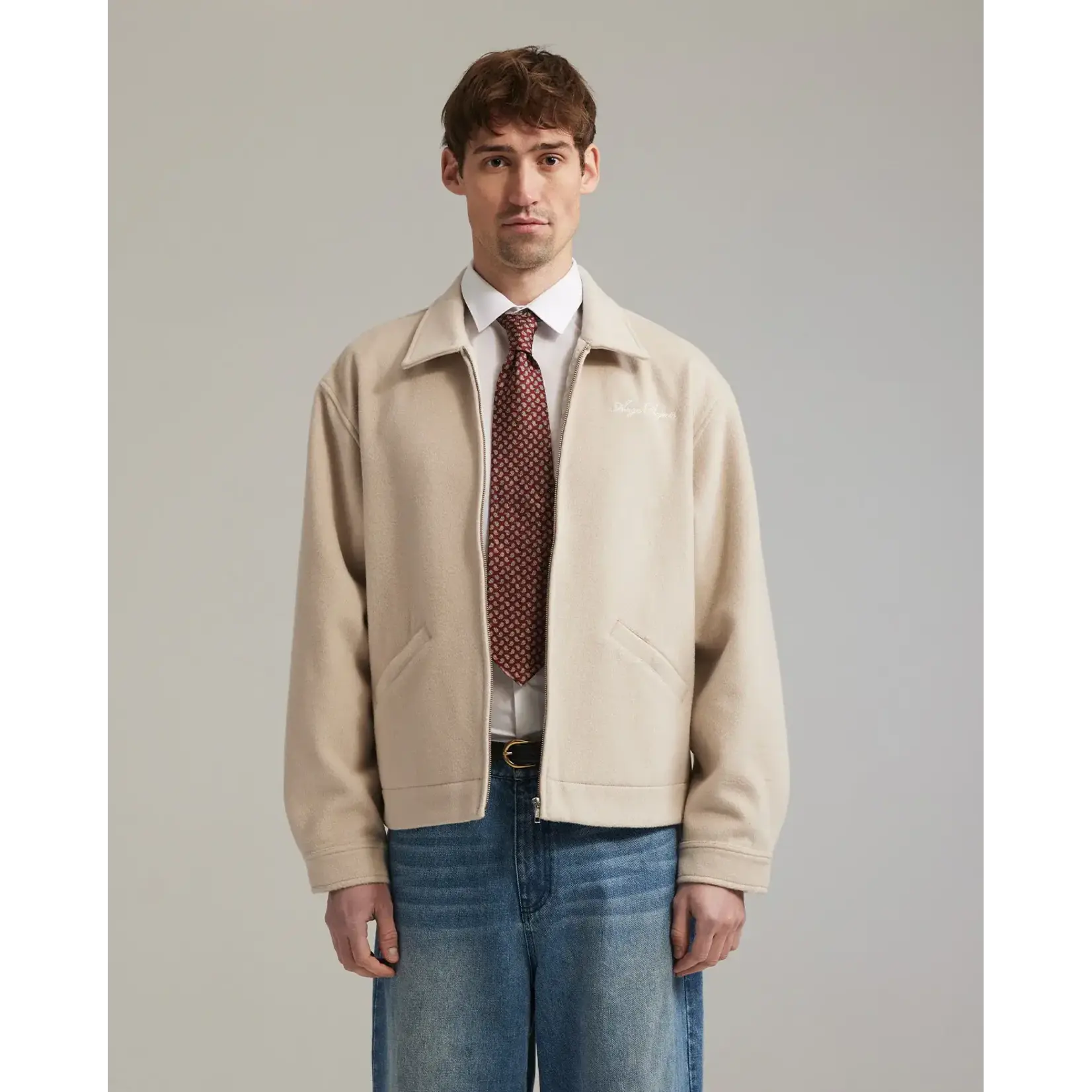 Ange Projects Ange Projects Boiled Wool jacket Ecru