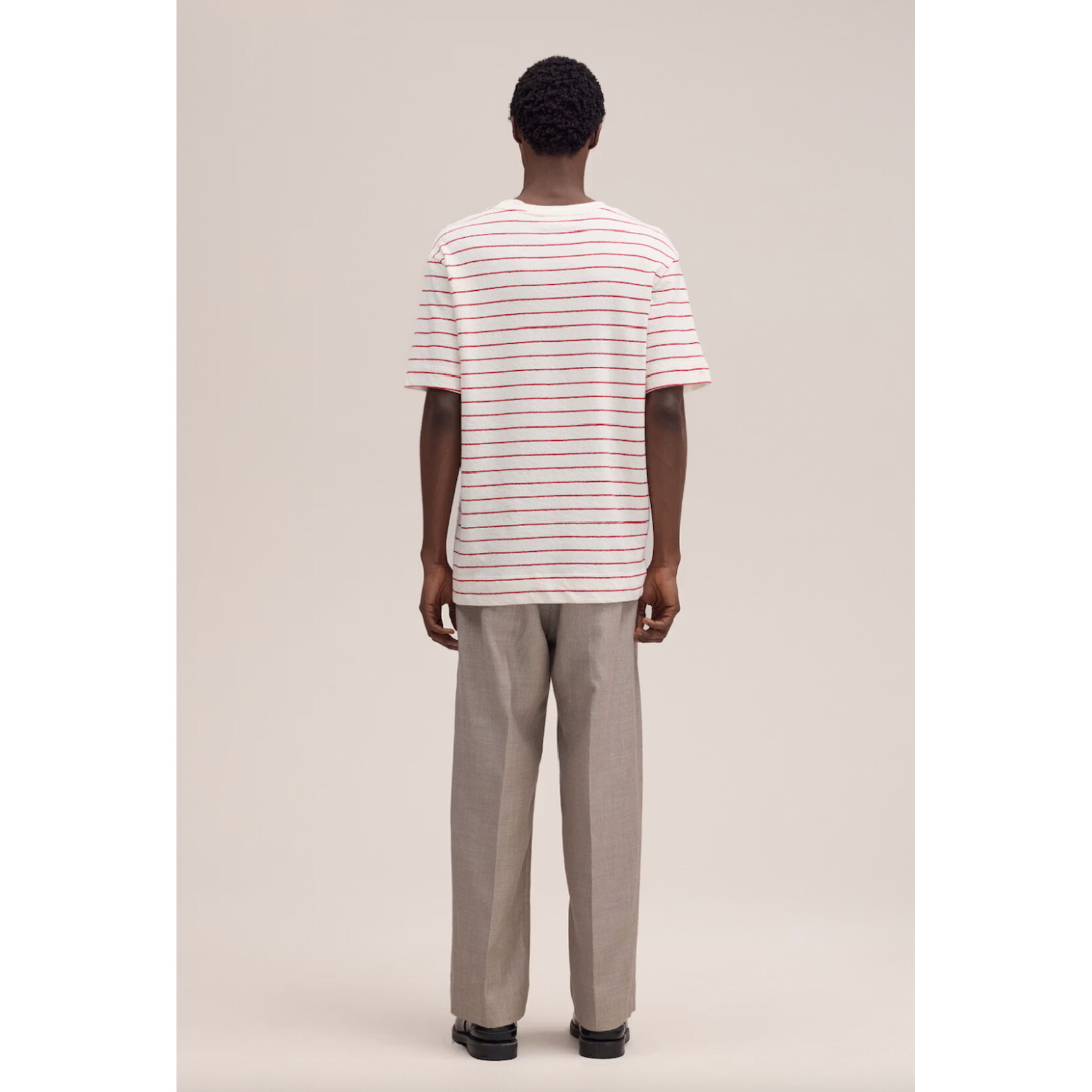 NN07 NN07 Pedro SS 30034 stripe chili glow