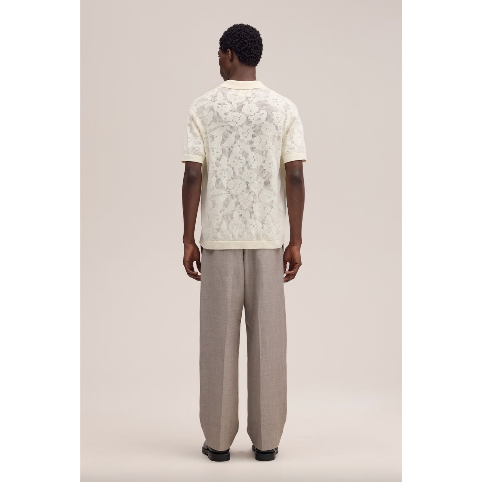 NN07 NN07 Ryan Flower polo knit 60019 ivory