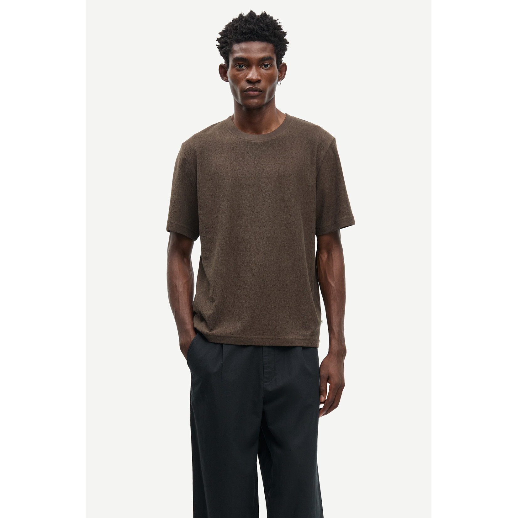 Samsoe & Samsoe Samsoe Samsoe Odin t-shirt Turkish coffee