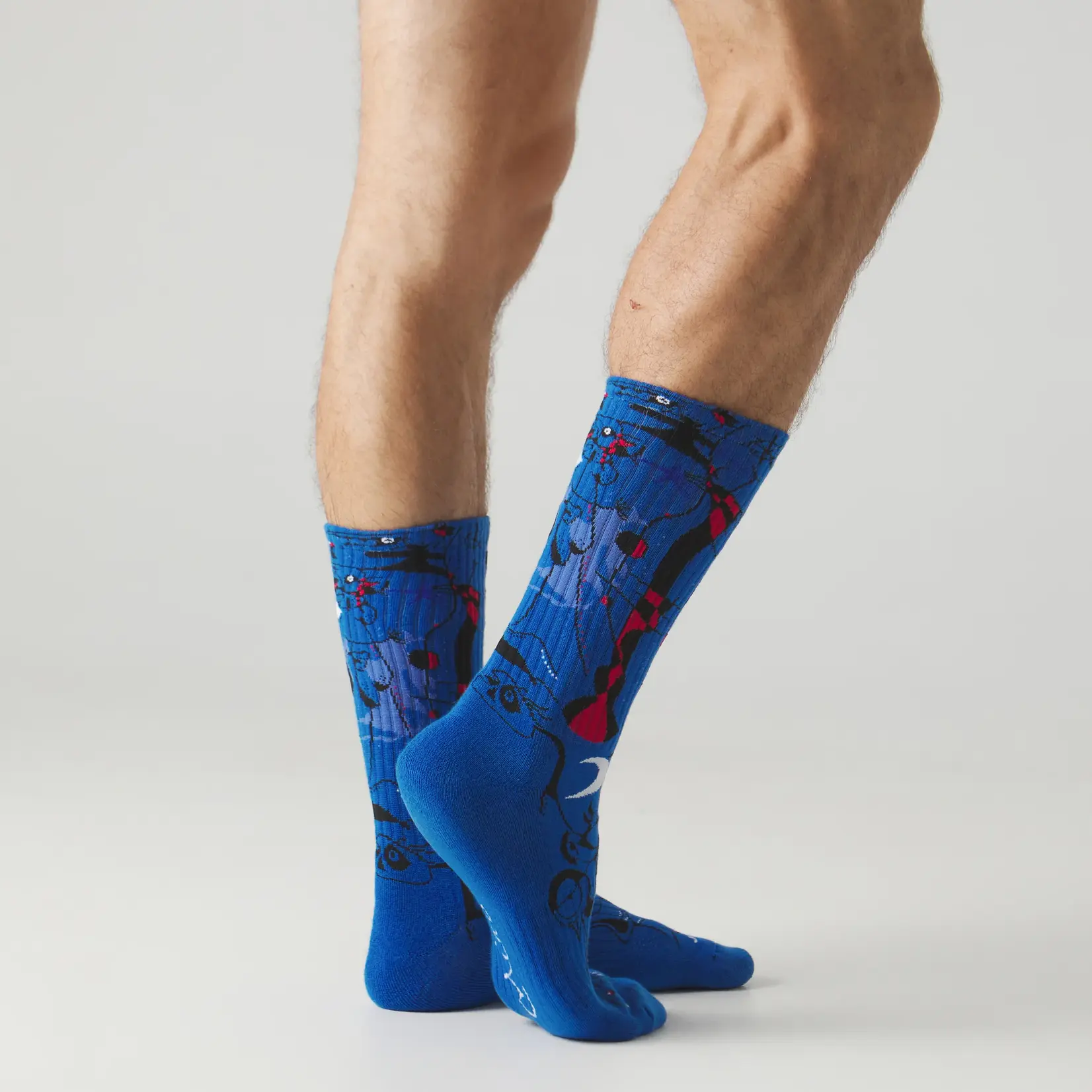 Jimmy Lion JL Athletic Miró Figures at night