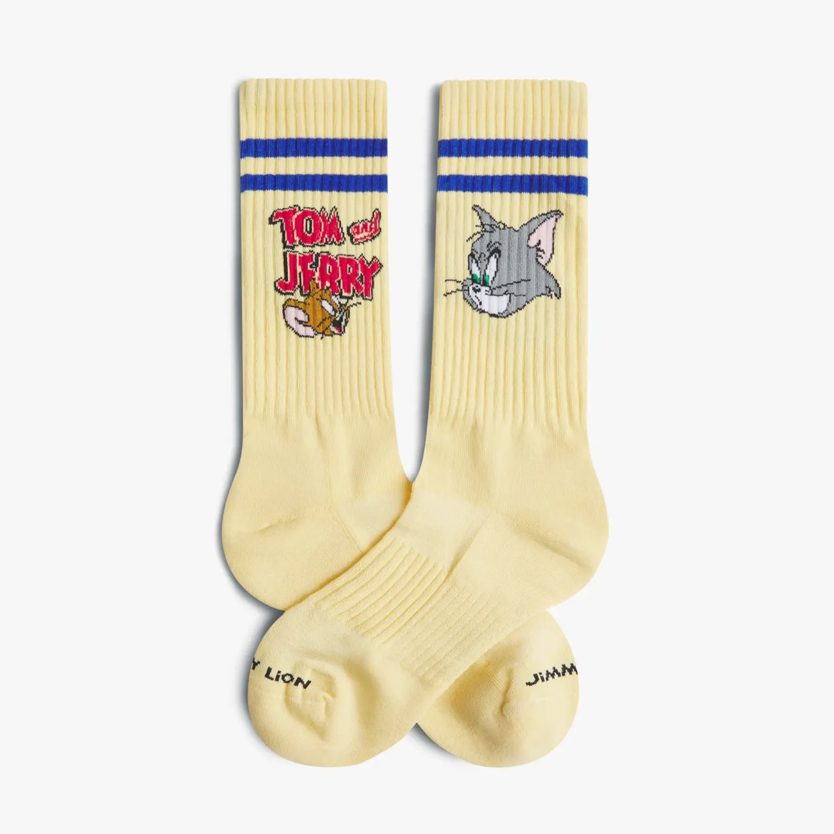 Jimmy Lion JL Athletic Tom and Jerry Heads Butter yellow