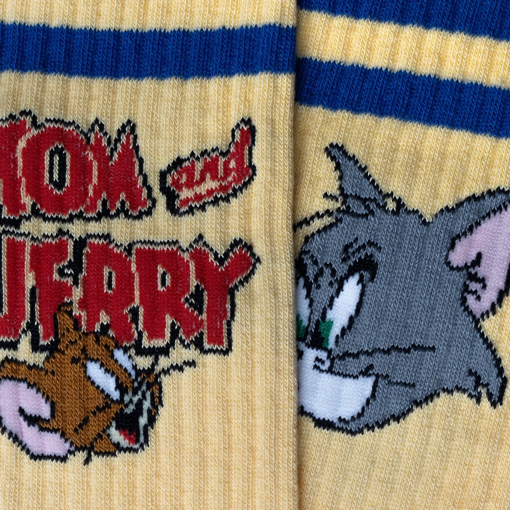 Jimmy Lion JL Athletic Tom and Jerry Heads Butter yellow