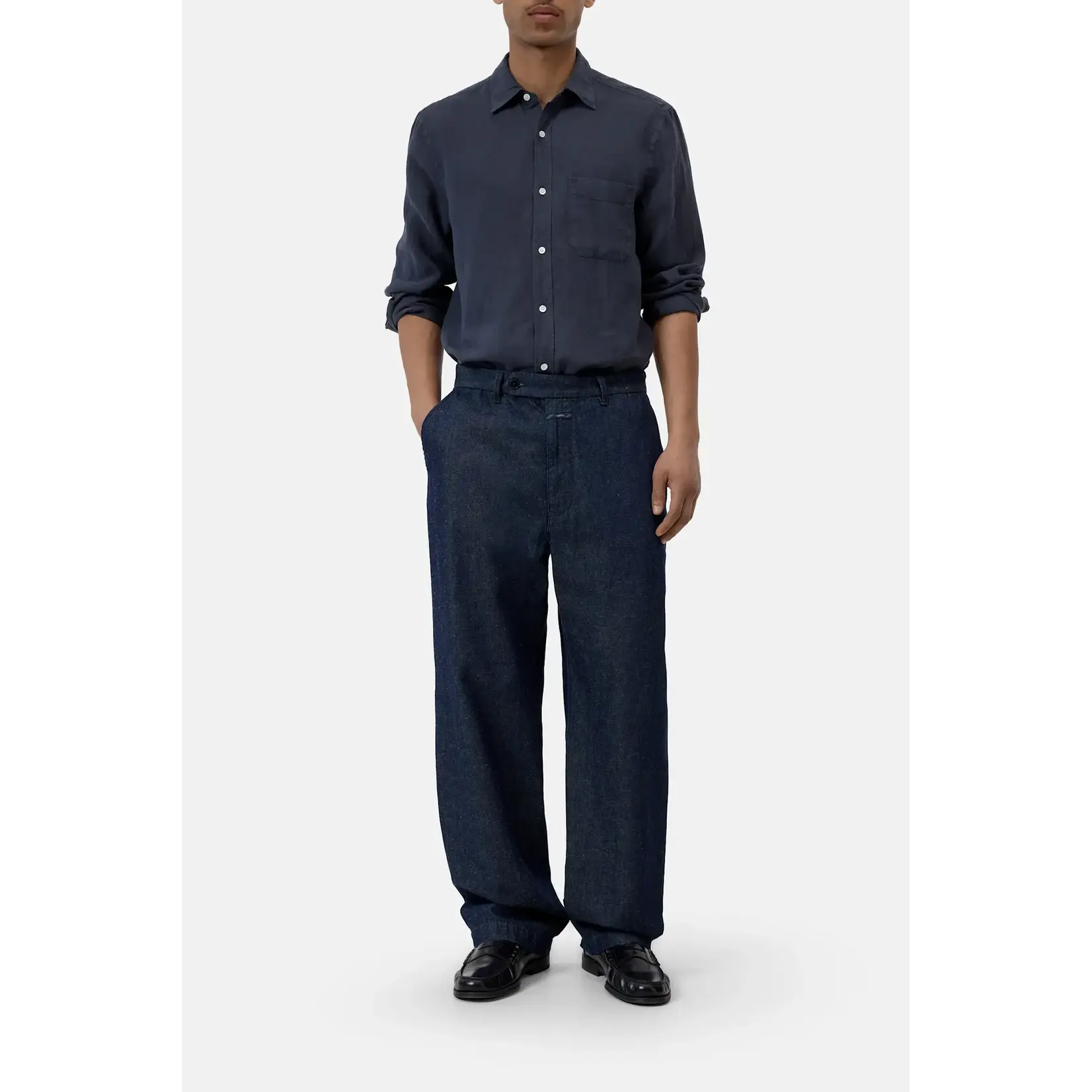 Closed Closed Basic Shirt 185 Magma Black