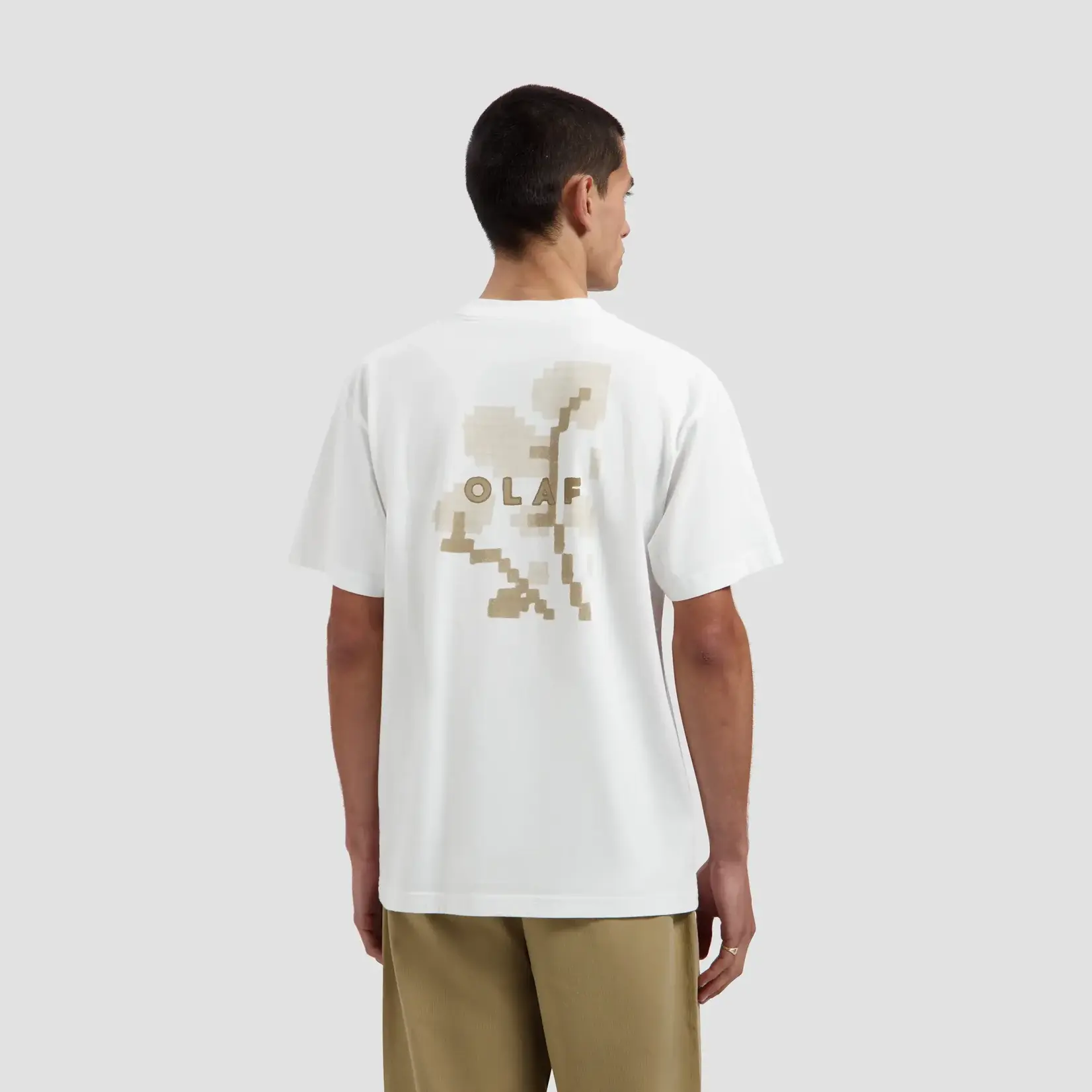 Olaf Hussein Olaf Felted Watercrest Tees Optical White