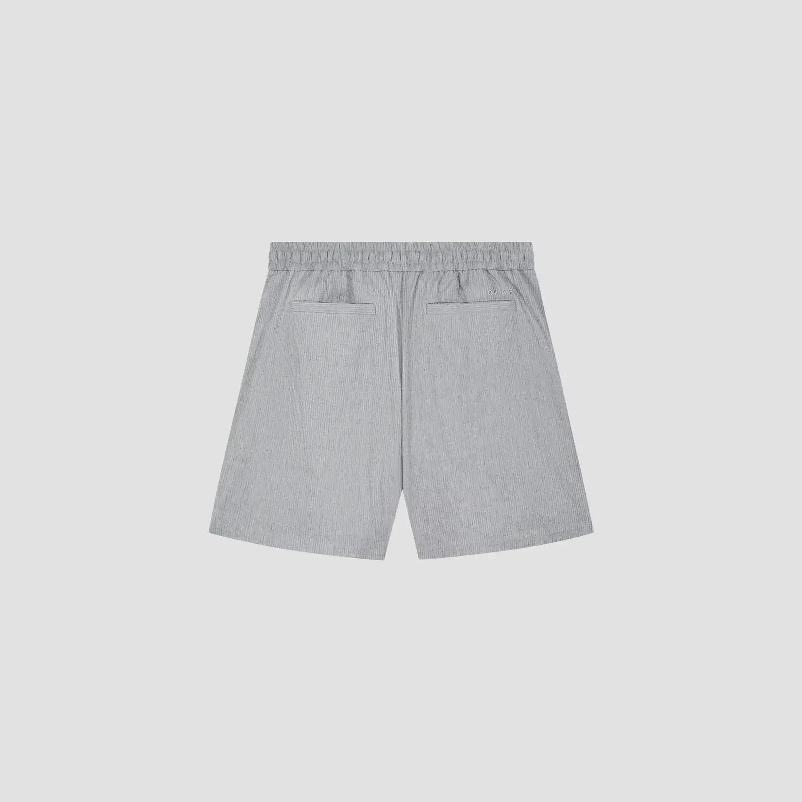Olaf Hussein Olaf Seersucker Shorts Heather Grey