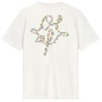 Olaf Hussein Olaf Dotted Monogram Tees Optical White