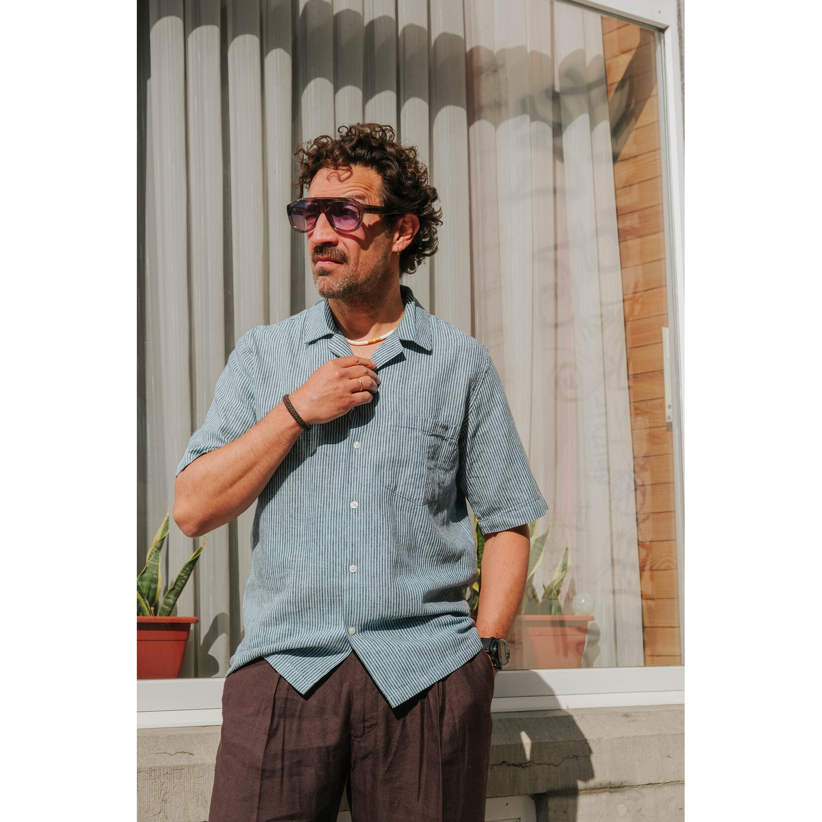 Samsoe & Samsoe Samsoe Samsoe Saoscar AP shirt Tourmaline St.