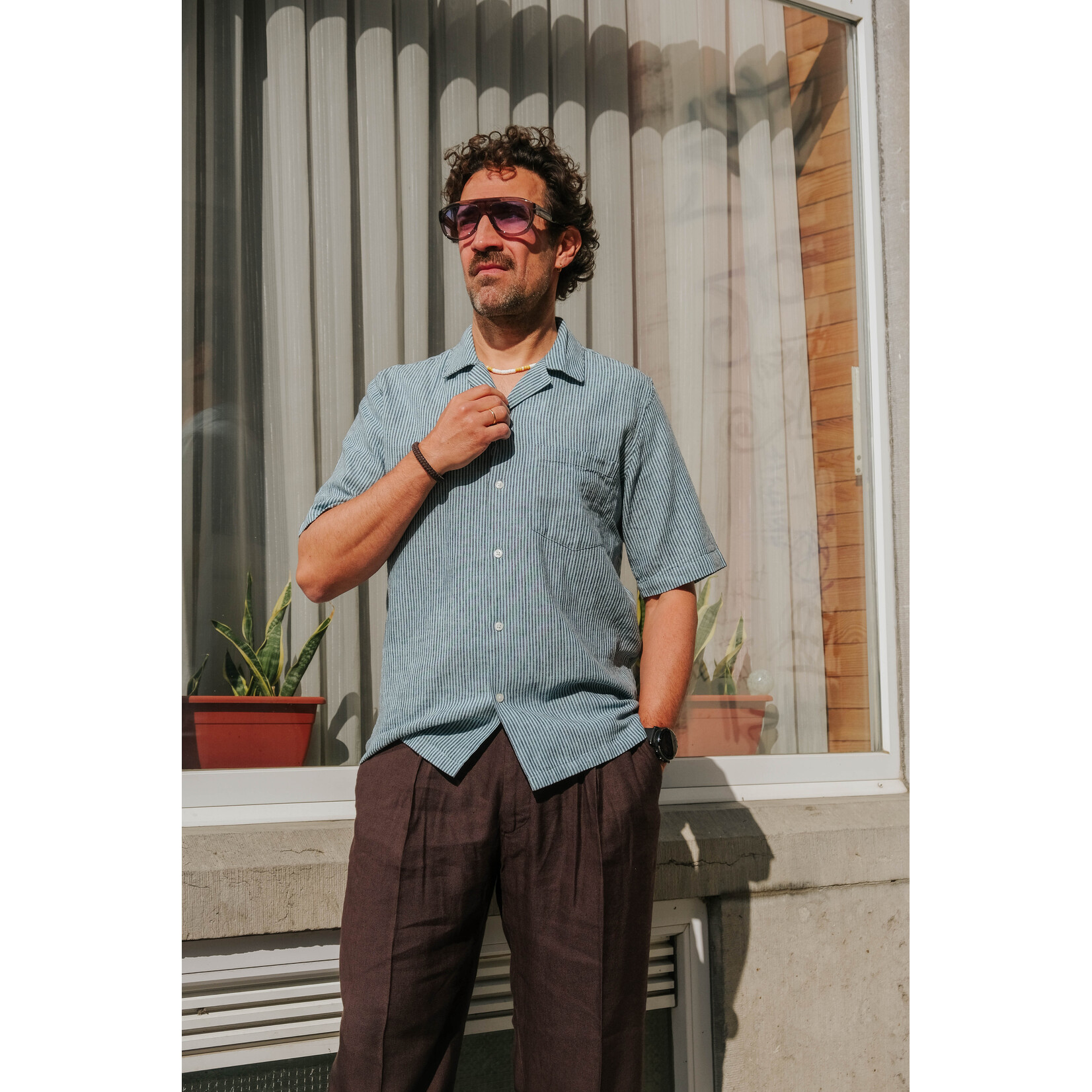 Samsoe & Samsoe Samsoe Samsoe Saoscar AP shirt Tourmaline St.
