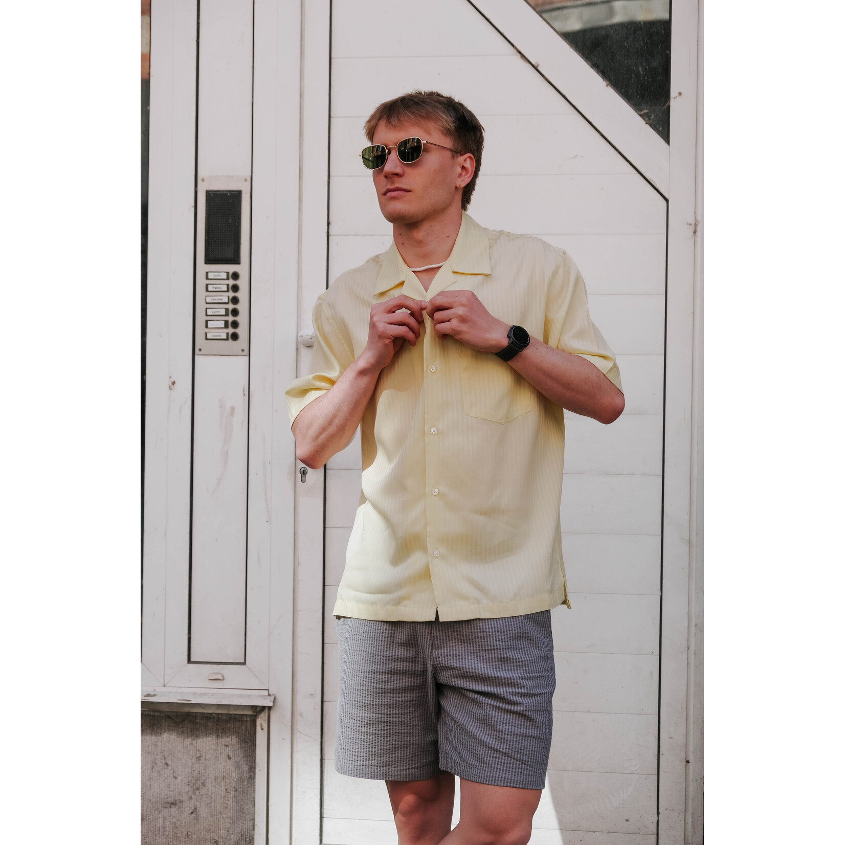 Samsoe & Samsoe Samsoe Samsoe Saemerson P Shirt Double Cream