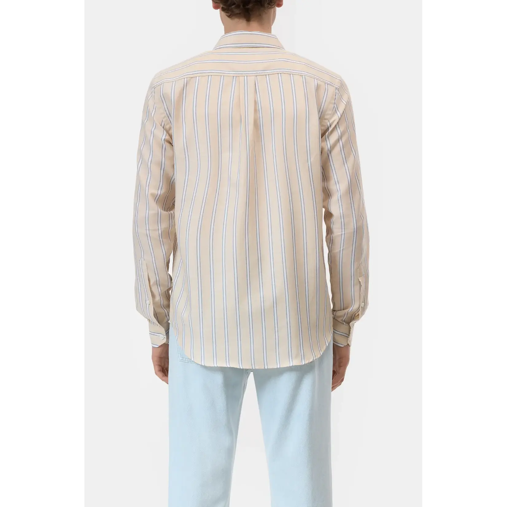 Closed Closed basic striped shirt light amber