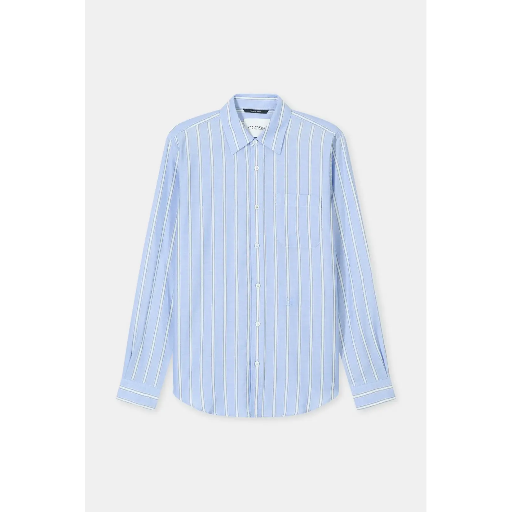 Closed Closed basic striped shirt sky blue