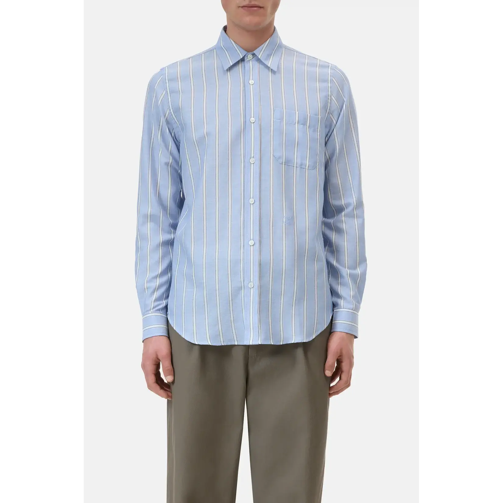 Closed Closed basic striped shirt sky blue