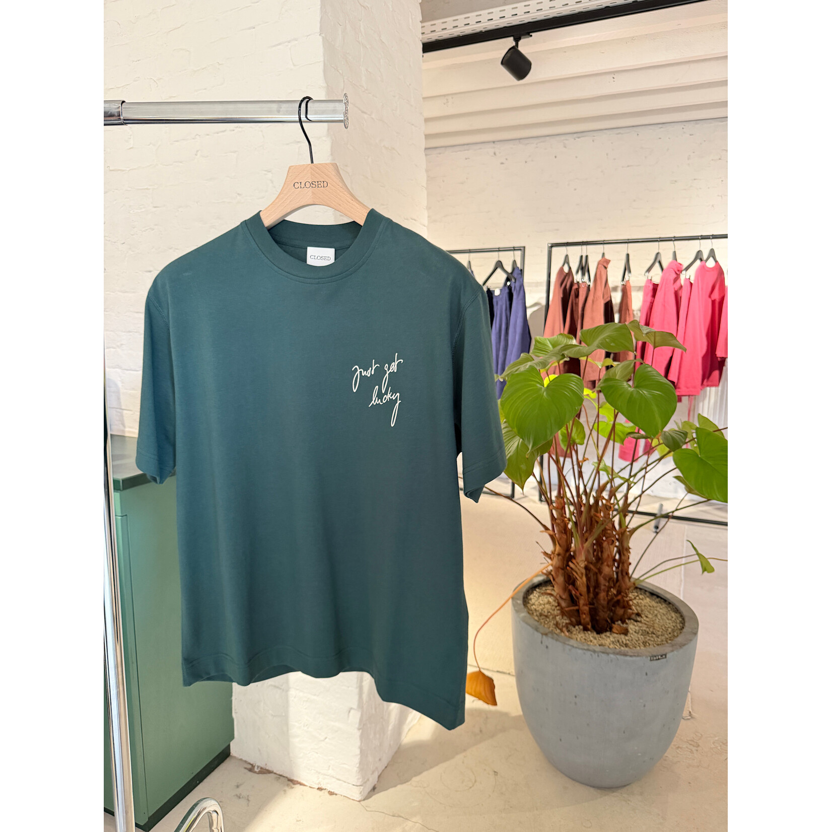 Closed Closed Printed T-shirt lucky shadow green