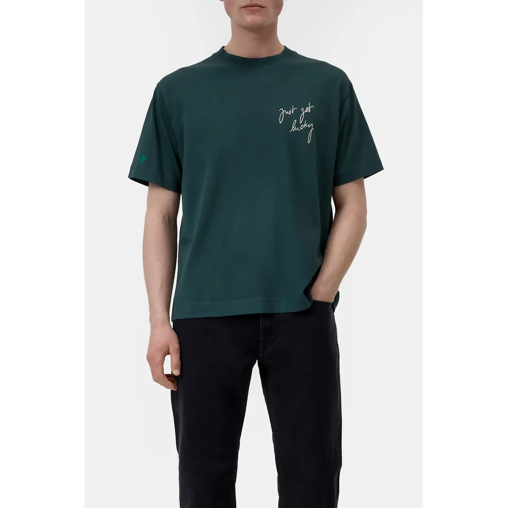 Closed Closed Printed T-shirt lucky shadow green