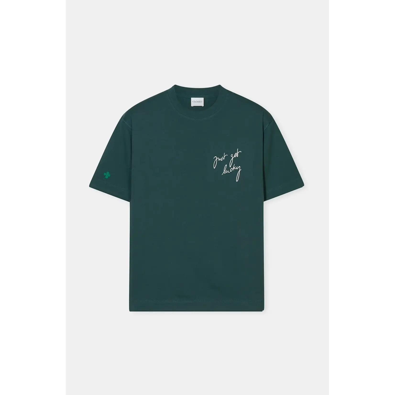 Closed Closed Printed T-shirt lucky shadow green