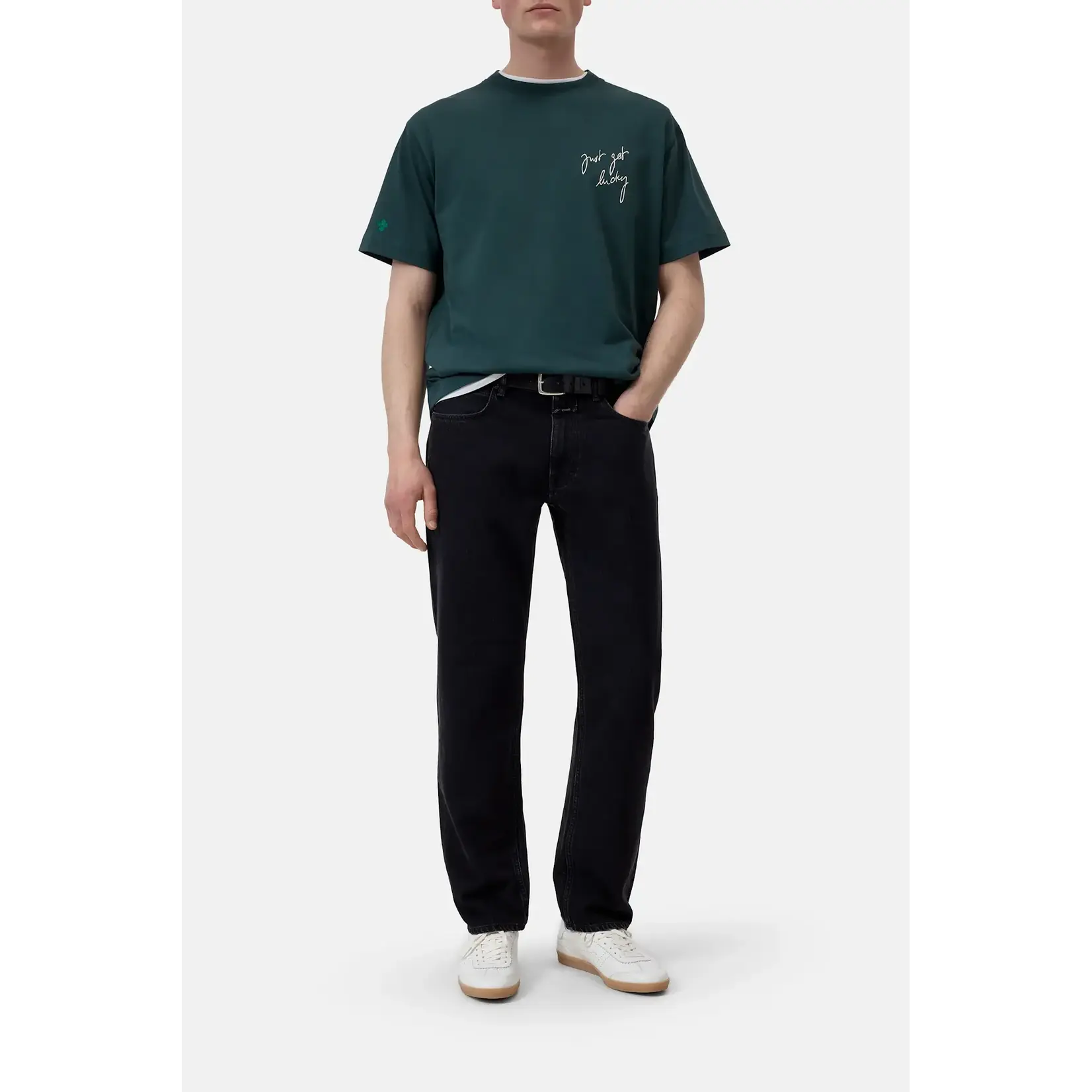 Closed Closed Printed T-shirt lucky shadow green