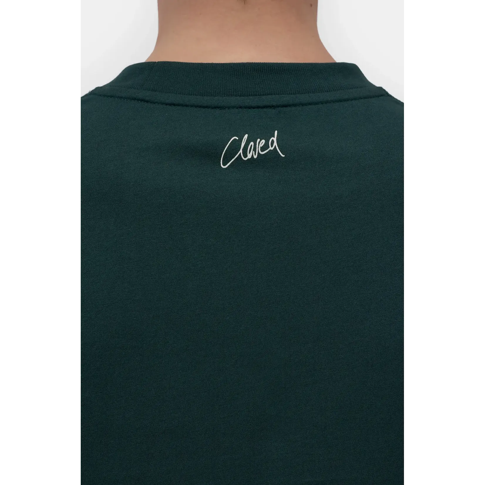 Closed Closed Printed T-shirt lucky shadow green