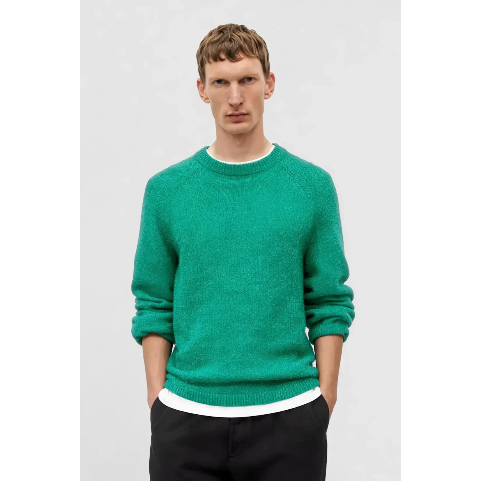 Closed Closed Raglan jumper Emerald green