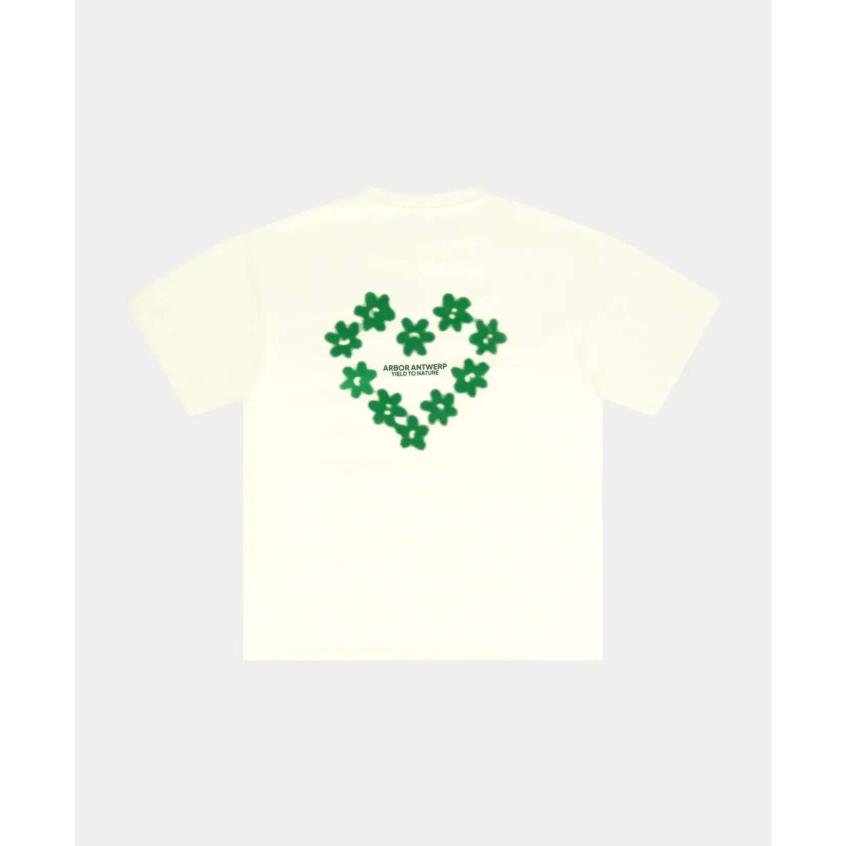 Arbor Antwerp Arbor Faded flower T-shirt cream