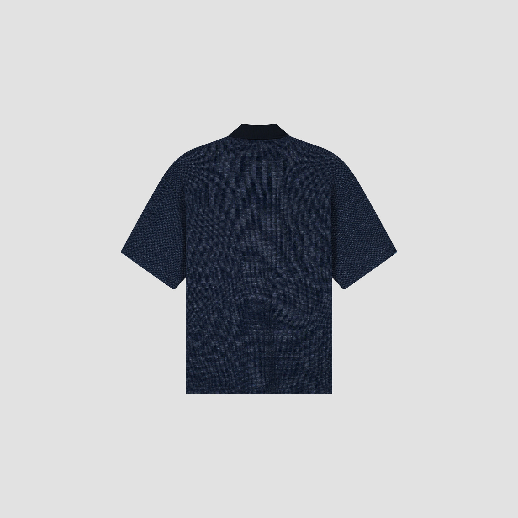 Olaf Hussein Olaf Signature Texture Polo Navy