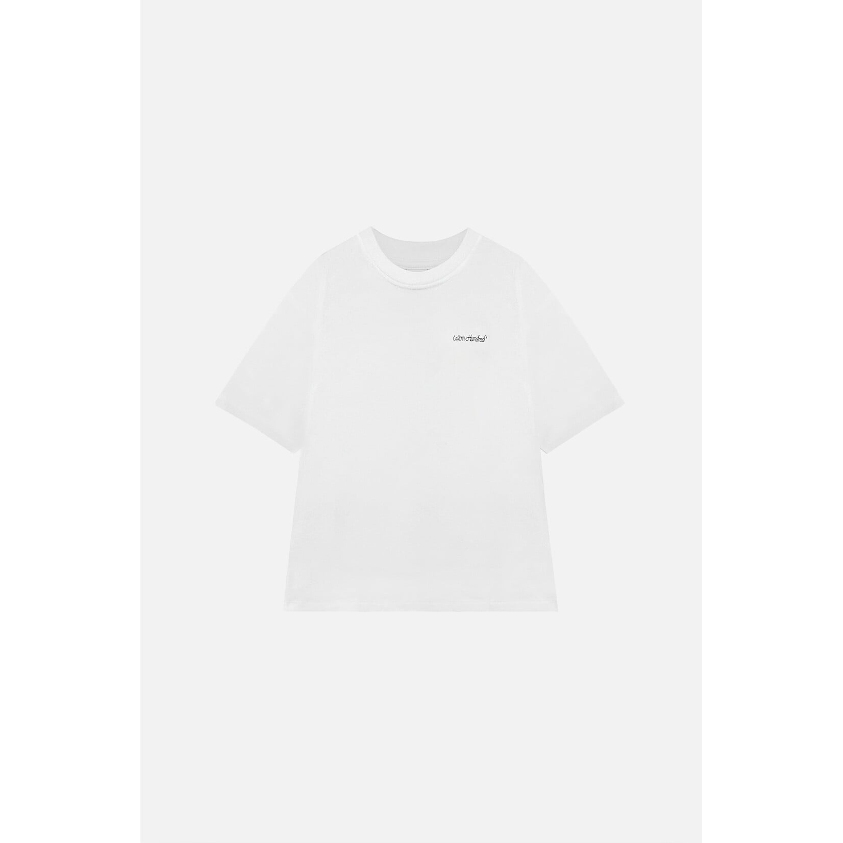 Won Hundred Won Hundred La Italic Logo T-shirt Bright White