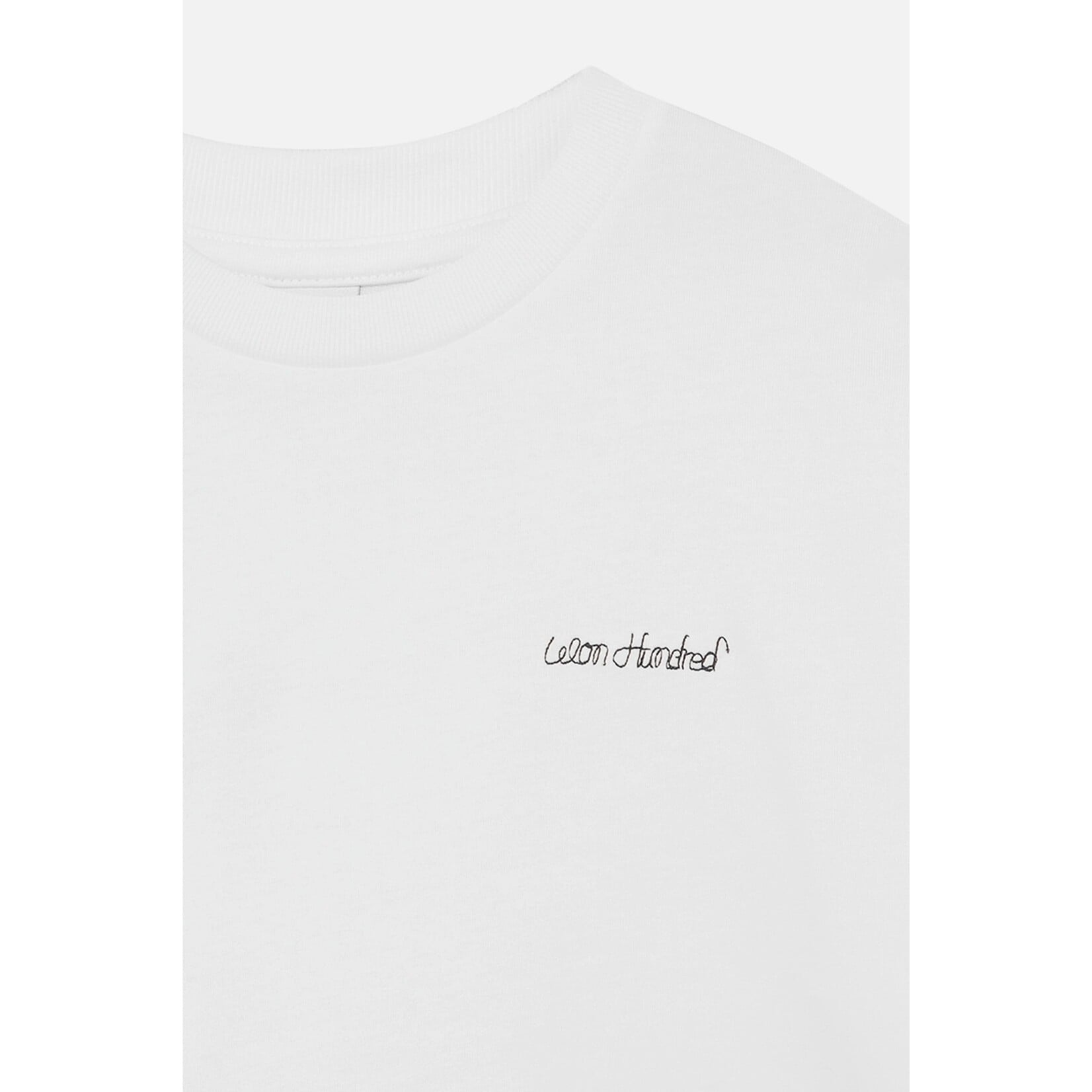Won Hundred Won Hundred La Italic Logo T-shirt Bright White