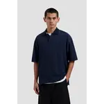 Olaf Hussein Olaf Signature Texture Polo Navy