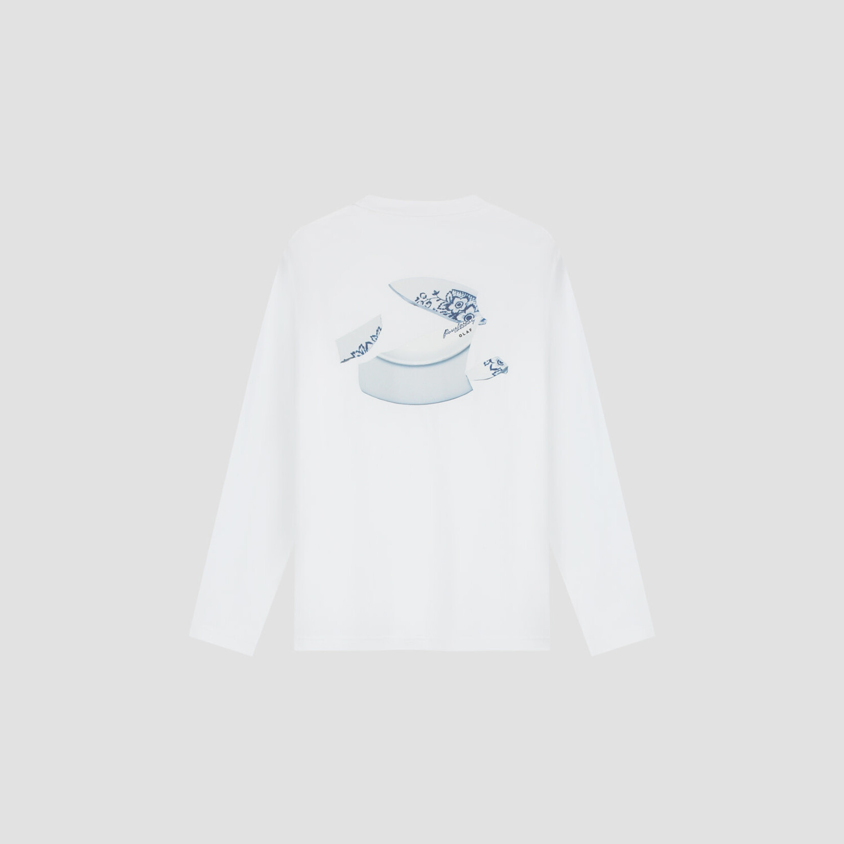 Olaf Hussein Olaf Broken Plate LS Tee Optical White