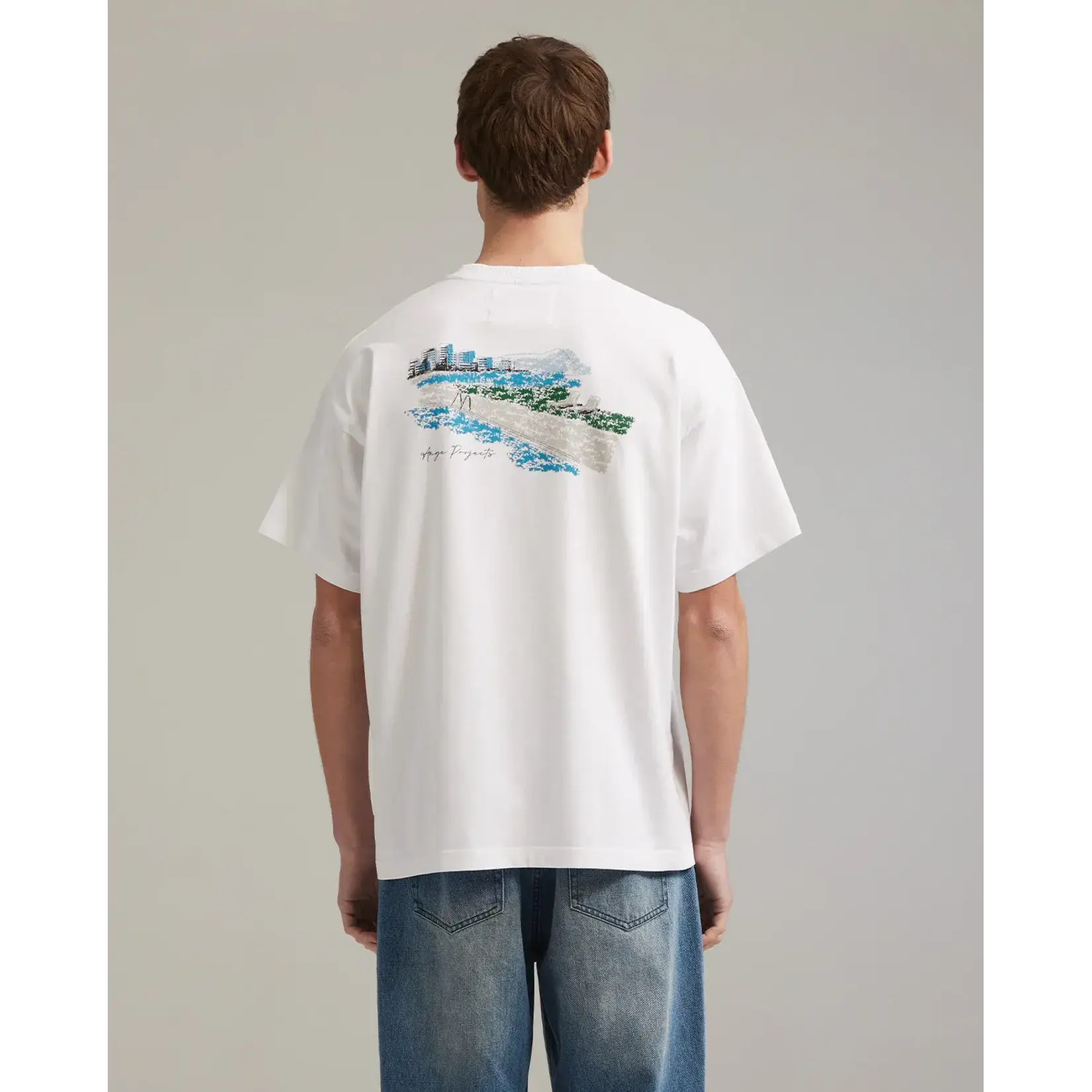 Ange Projects Ange Projects Postcard T-shirt white
