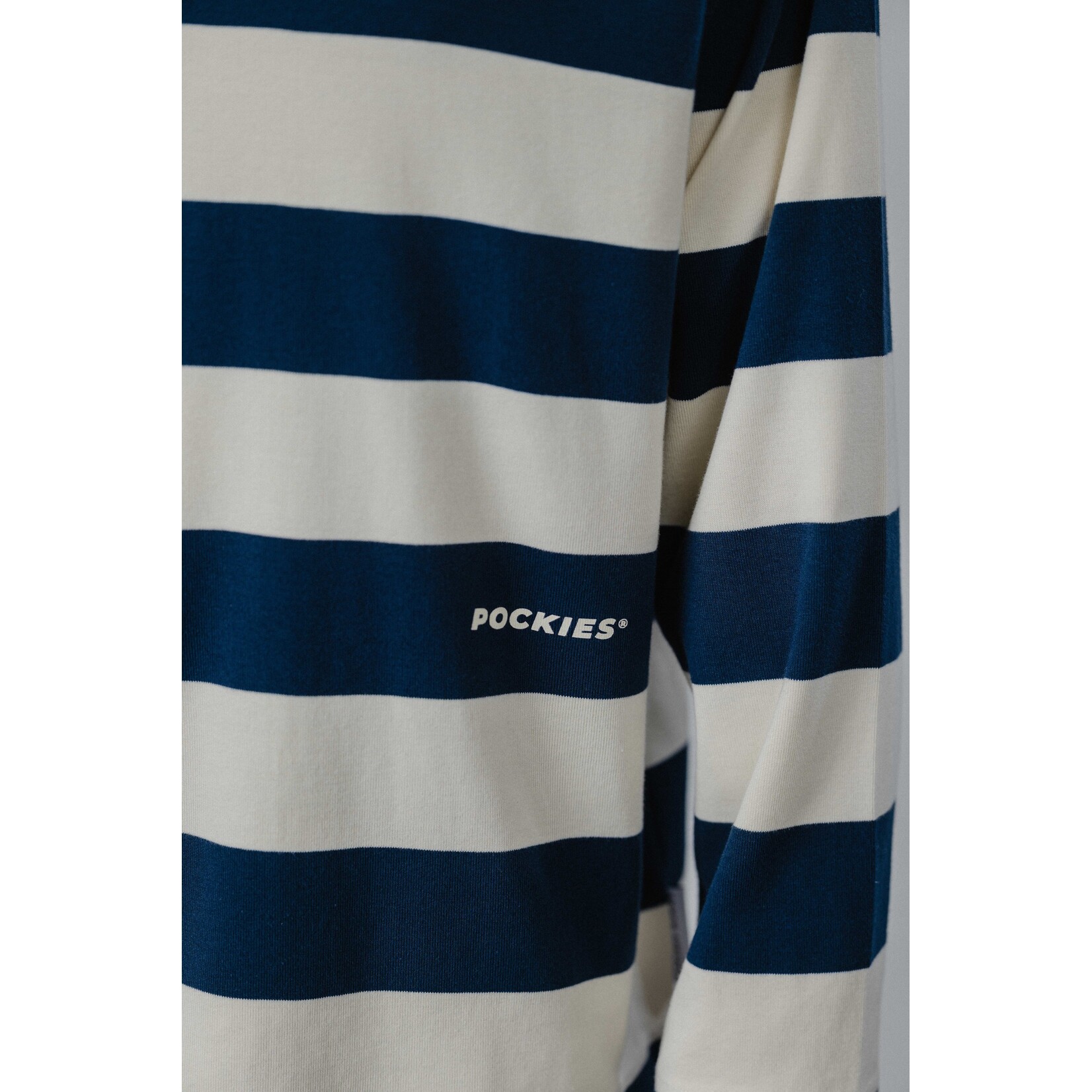 Pockies Underwear Pockies Striped LS polo navy