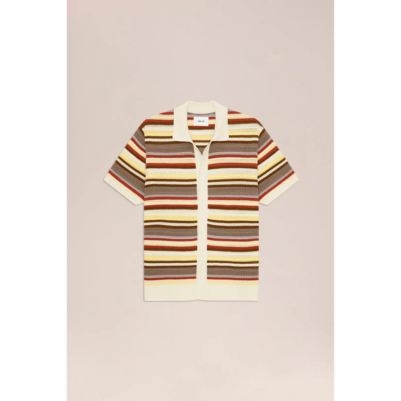 NN07 NN07 Lars Polo Cardigan ivory