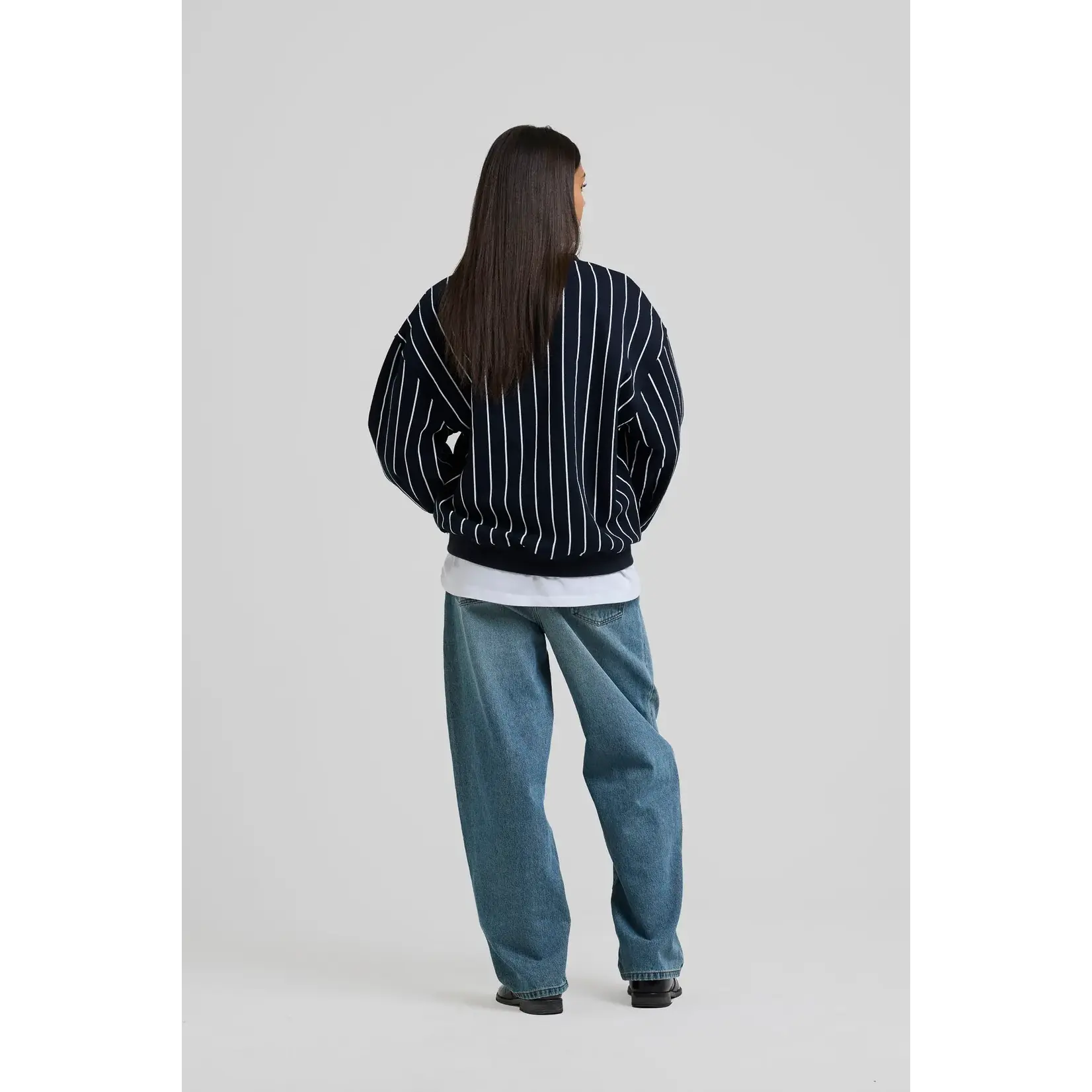 Arbor Antwerp Arbor Vertical Lines crew blue
