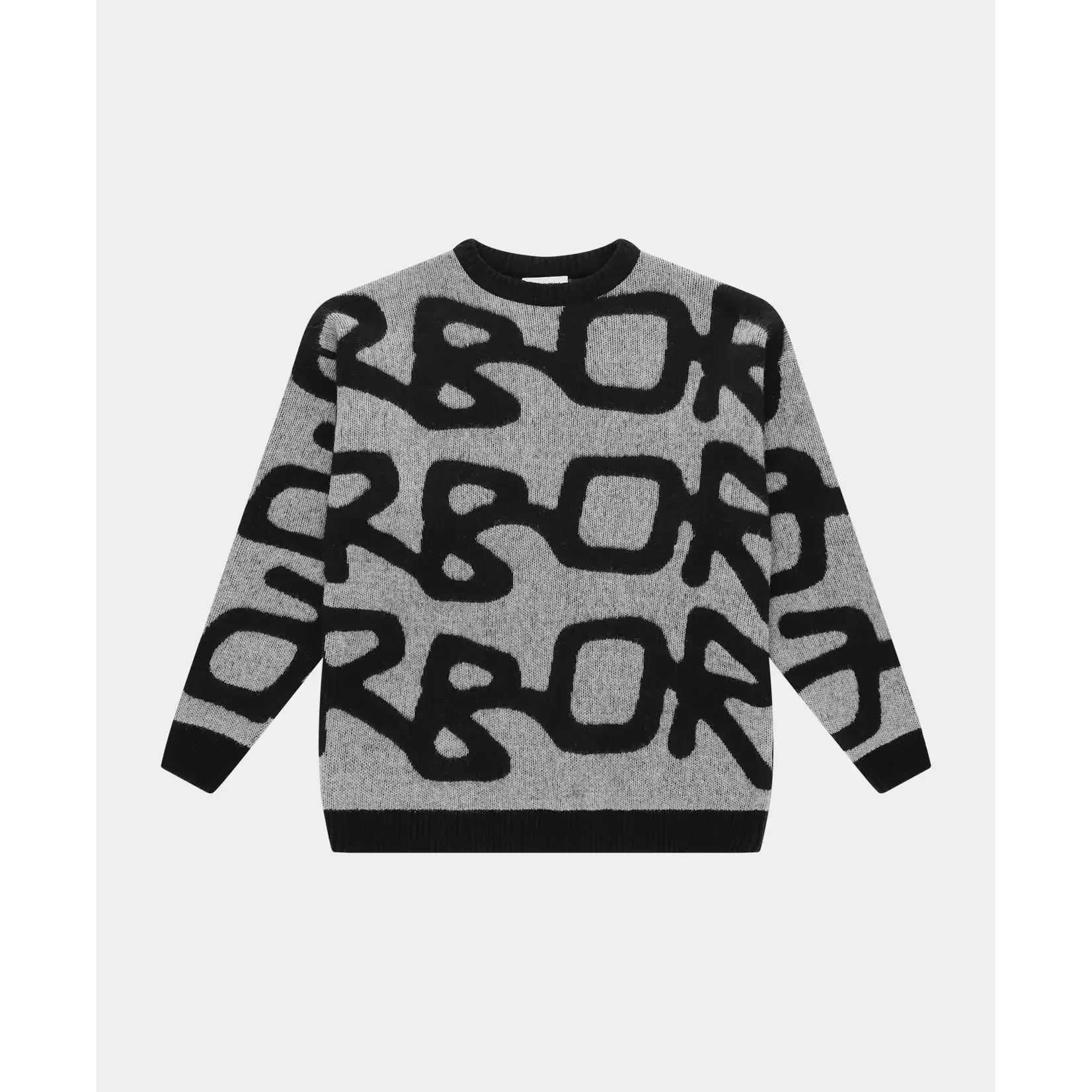 Arbor Antwerp Arbor Big Logo alpaca knit black