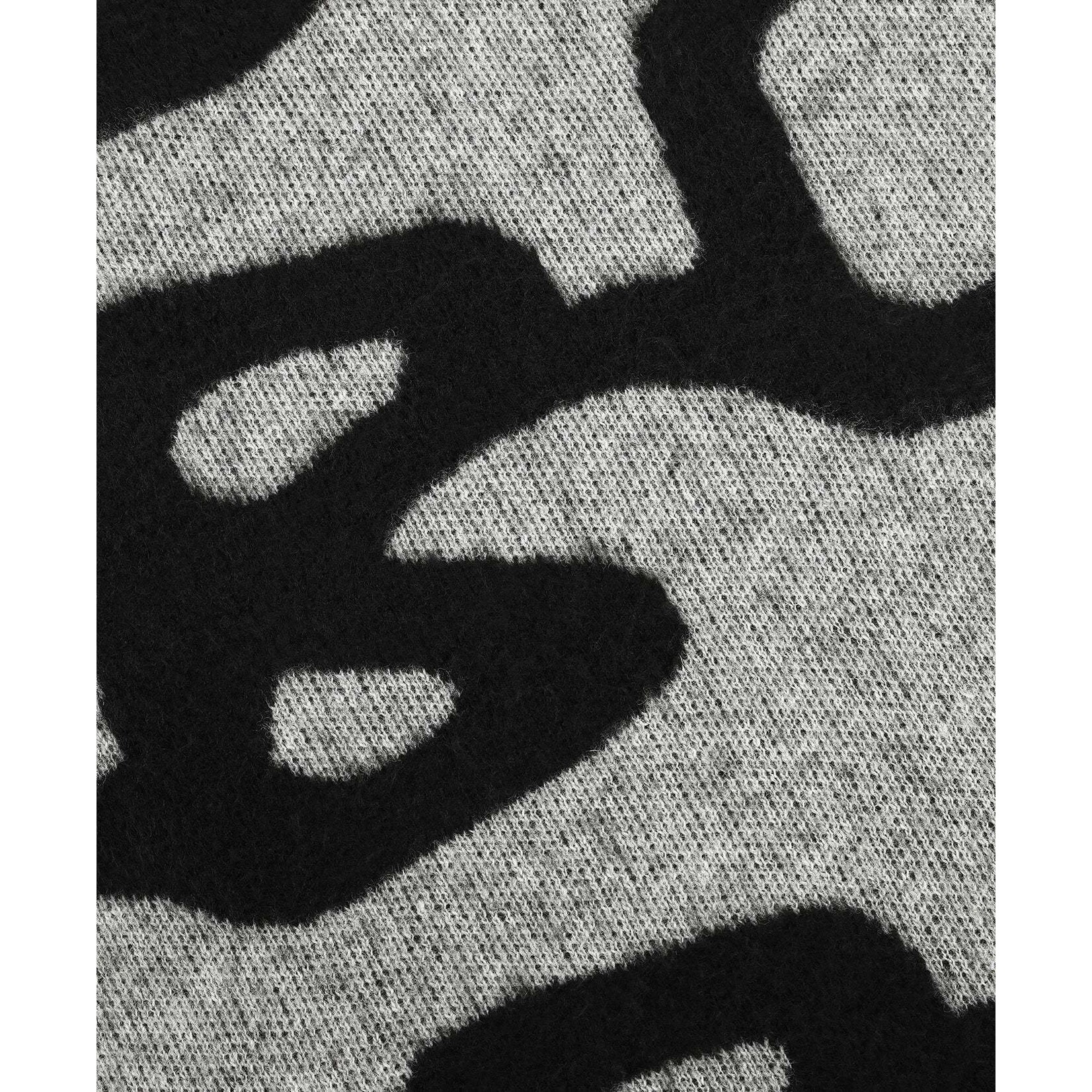 Arbor Antwerp Arbor Big Logo alpaca knit black