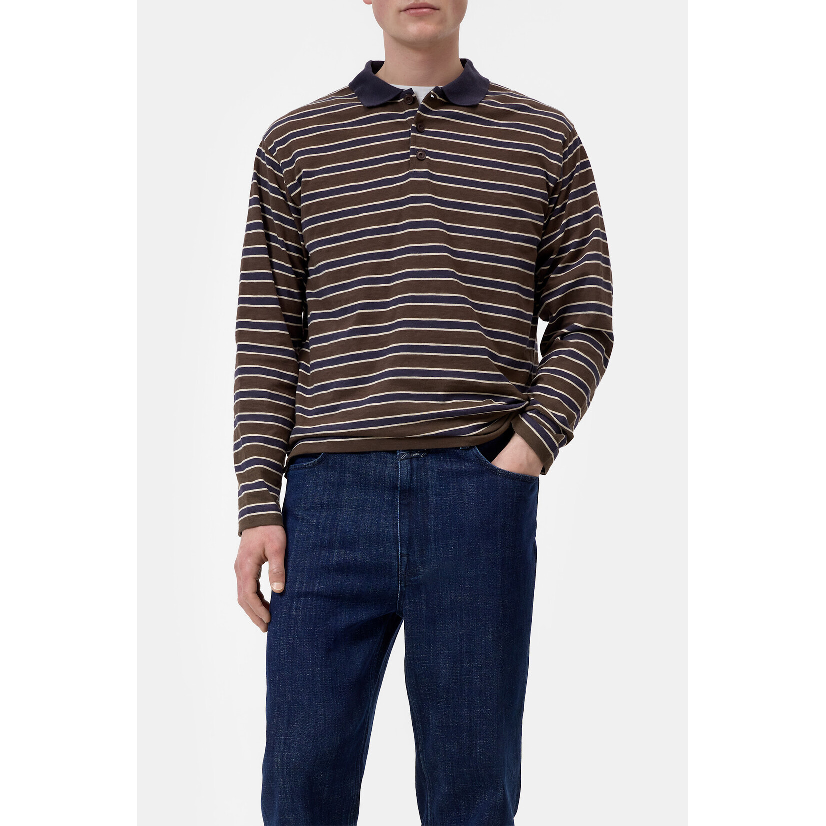 Closed Closed Longsleeve Polo Stripe