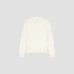 Olaf Hussein Olaf waffle Henley LS off white