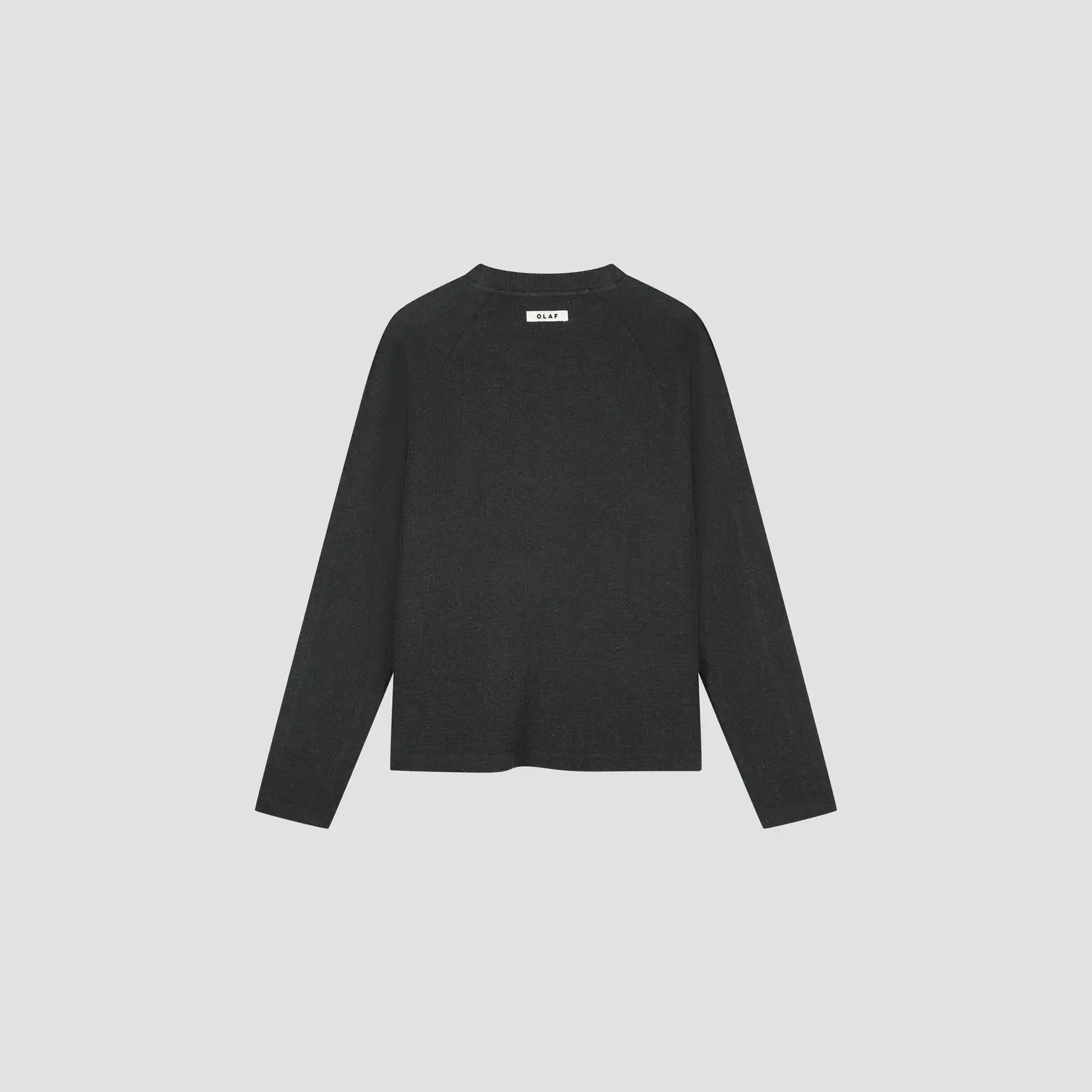 Olaf Hussein Olaf Waffle crewneck charcoal